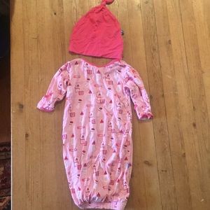 KicKee pants gown with hat